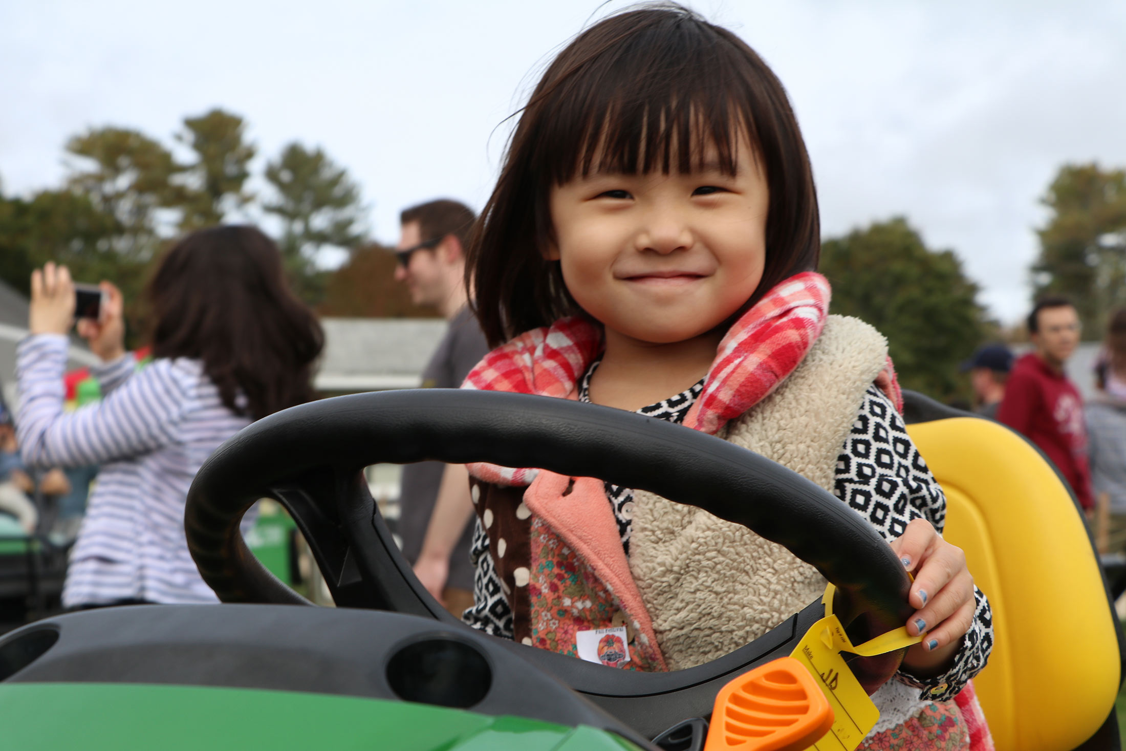 Kid at Fall Festival